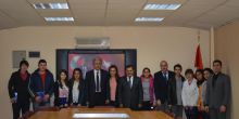 Artvin Ticaret Meslek Lisesi AB proje ekibinden İl Milli Eğitim Müdürümüze ziyaret