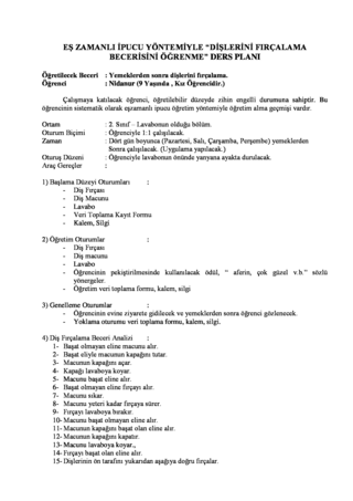 Egitim Ogretim Yili Lisesi Tarih I Dersi Bireysellestirilmis Egitim Programi Bep Formu Pdf Free Download