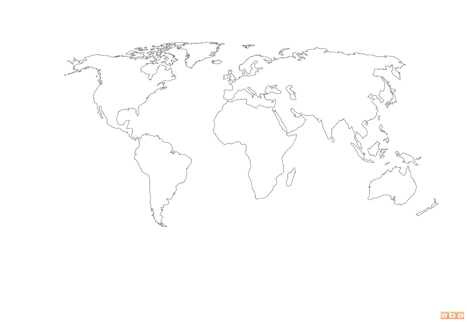 Dilsiz Dünya Haritası - 14 Mart 2016 | Eğitim Bilişim Ağı