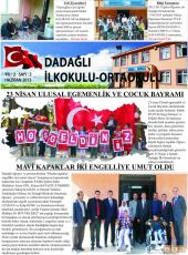 Kahramanmaraş Dadağlı İlkokulu/Ortaokulu Gazetesi(3)