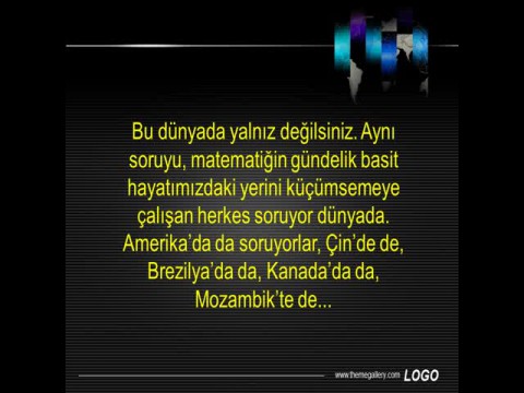 MATEMATİK NE İŞİMİZE YARAR Kİ ?