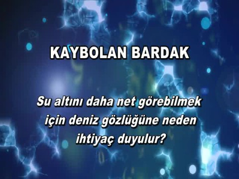 Kaybolan Bardak (Dalgalar - Işığın Kırılması ve Işığın Yansıması)